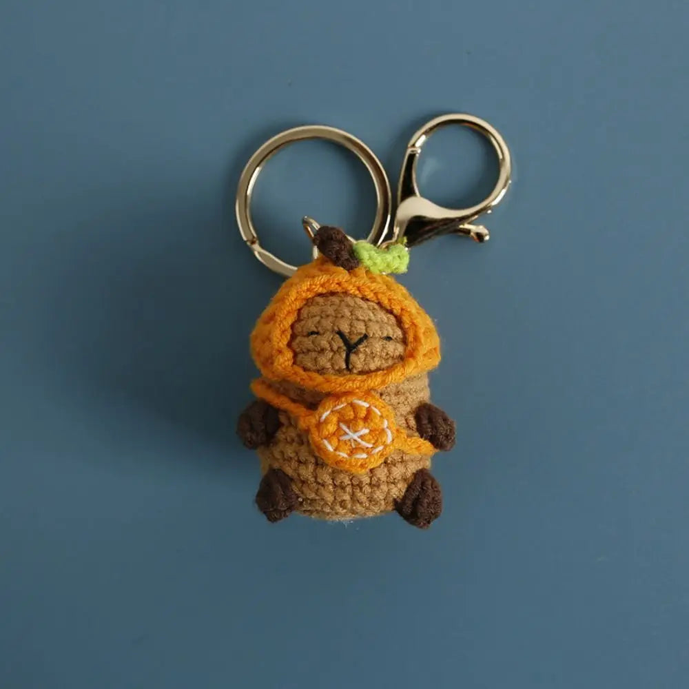 Crotchet Capybara Keychains