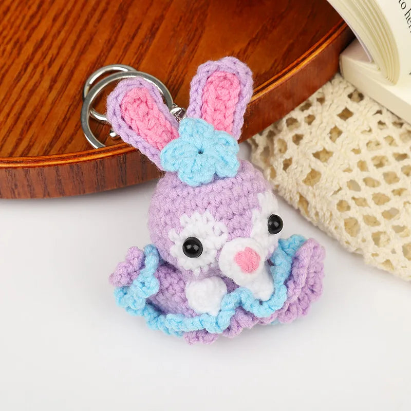 Crocheted Animal Keychains