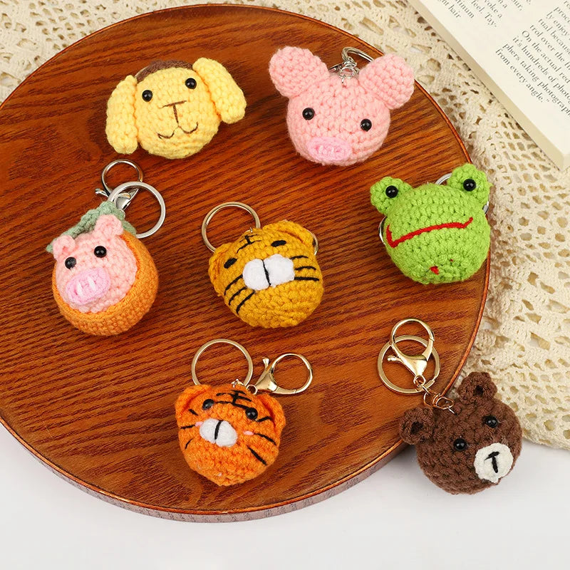 Crocheted Animal Keychains