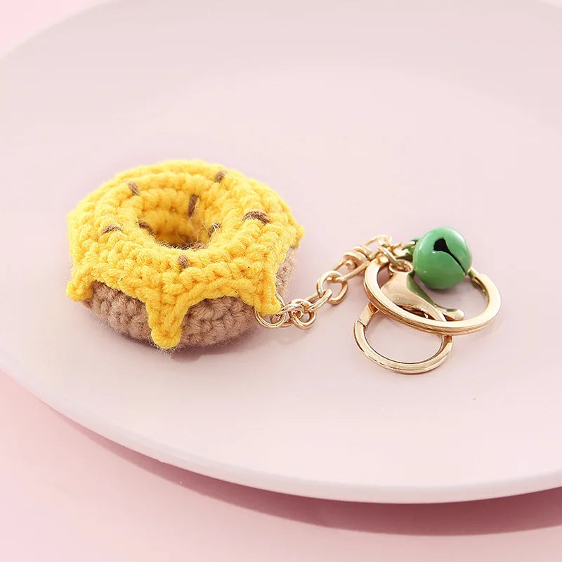 Crotchet Snack Keychains