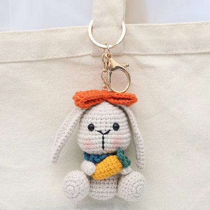 Crotchet Bunny Keychains