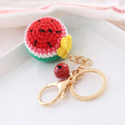 Crotchet Snack Keychains