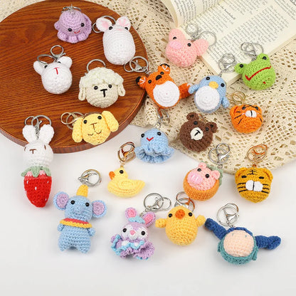 Crocheted Animal Keychains