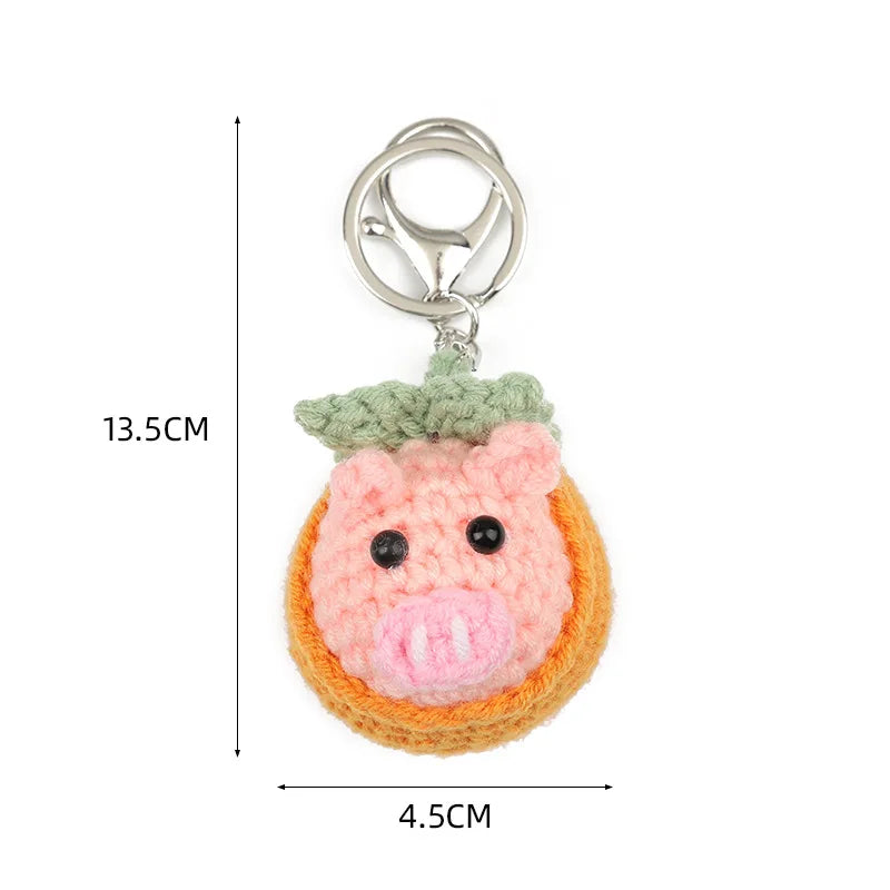 Crocheted Animal Keychains