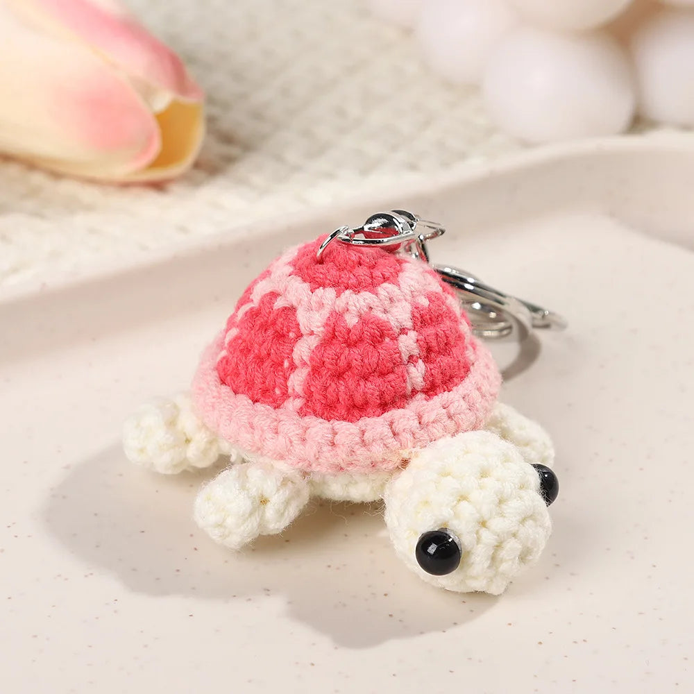 Crotchet Turtle Keychains