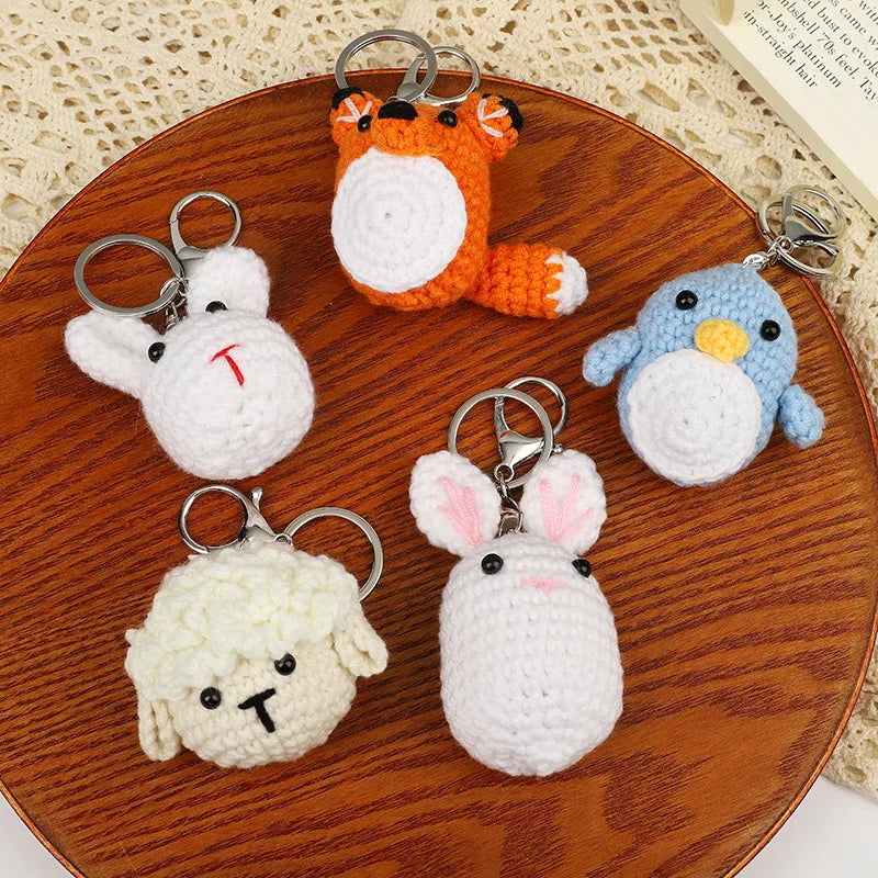 Crocheted Animal Keychains