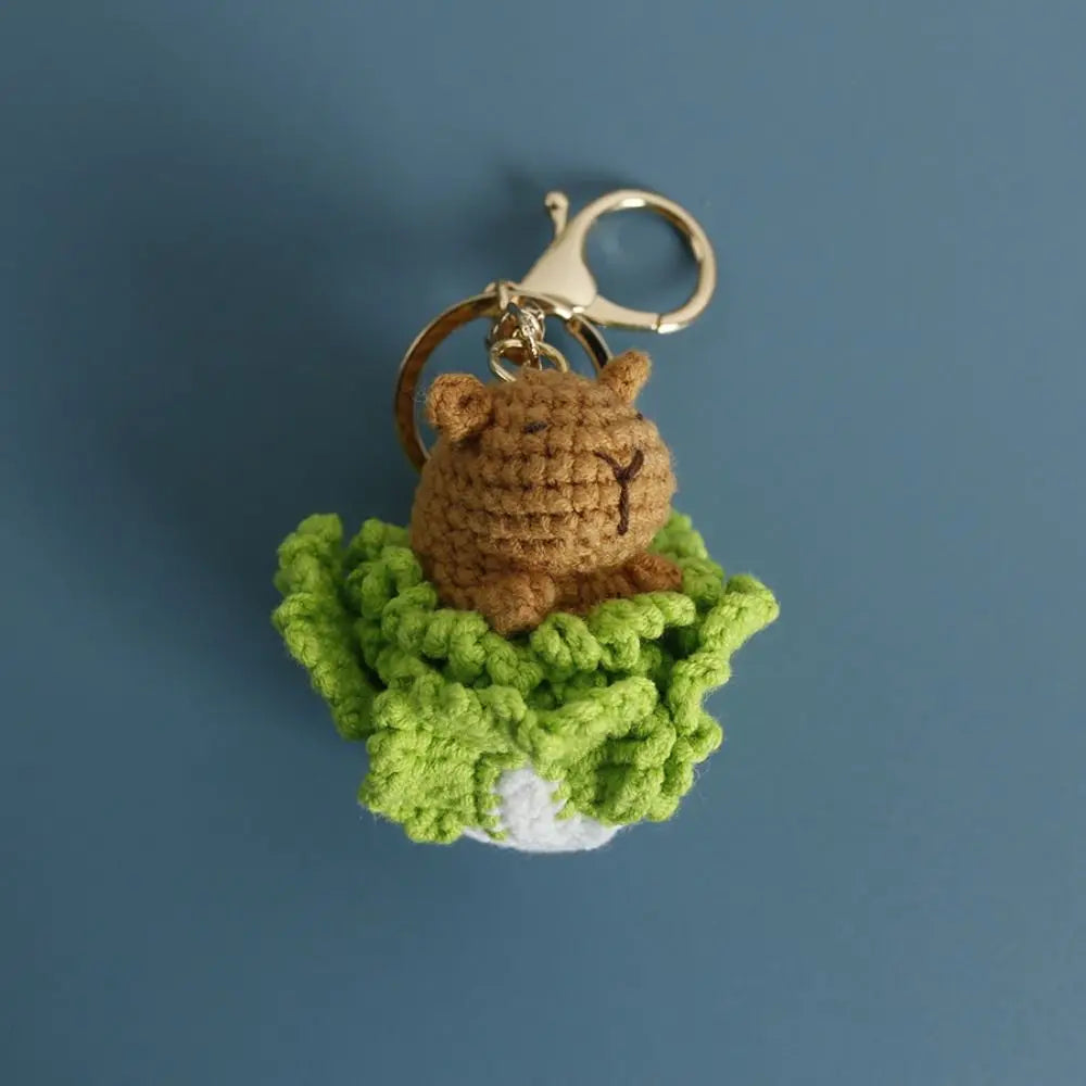 Crotchet Capybara Keychains