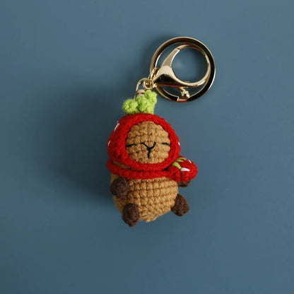 Crotchet Capybara Keychains