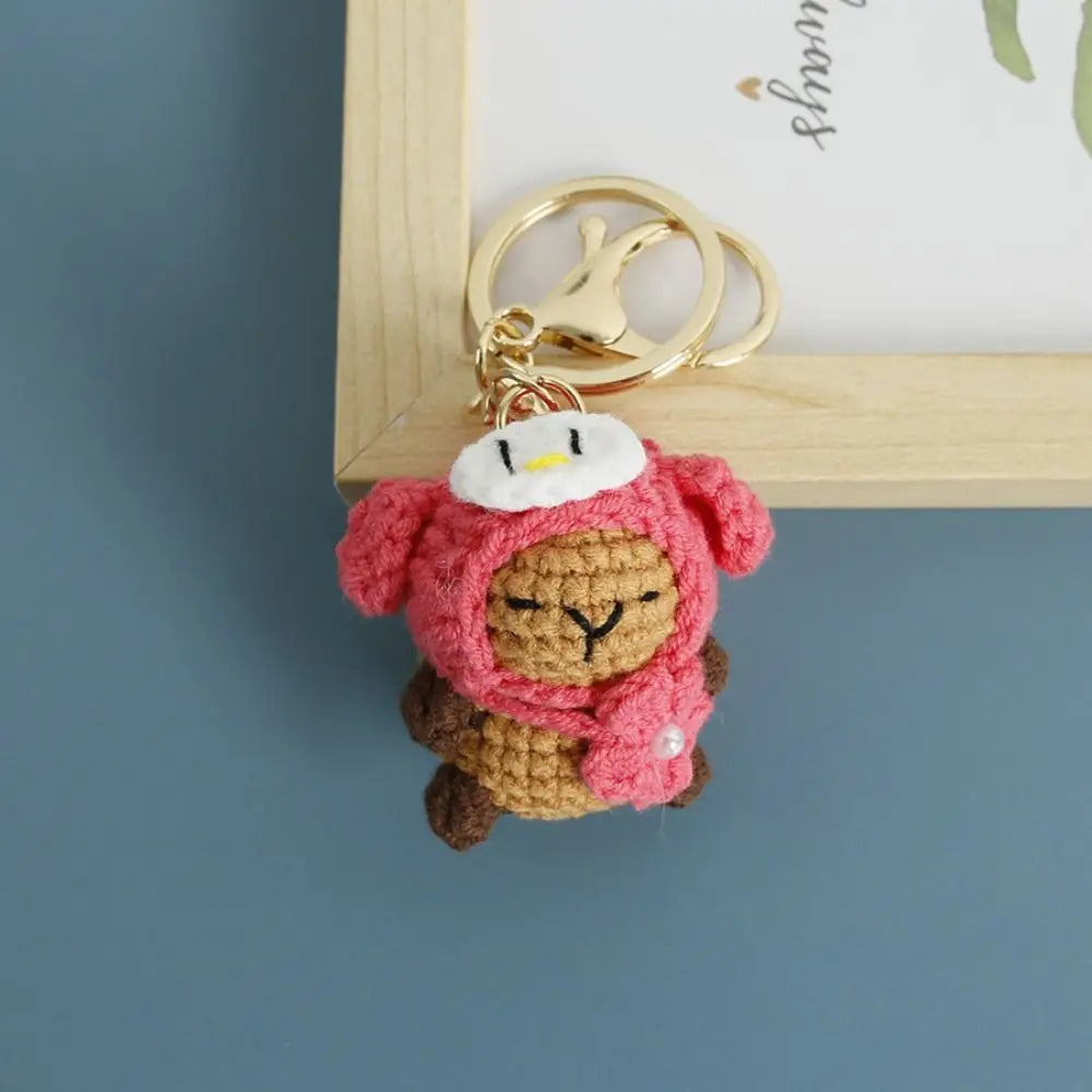 Crotchet Capybara Keychains