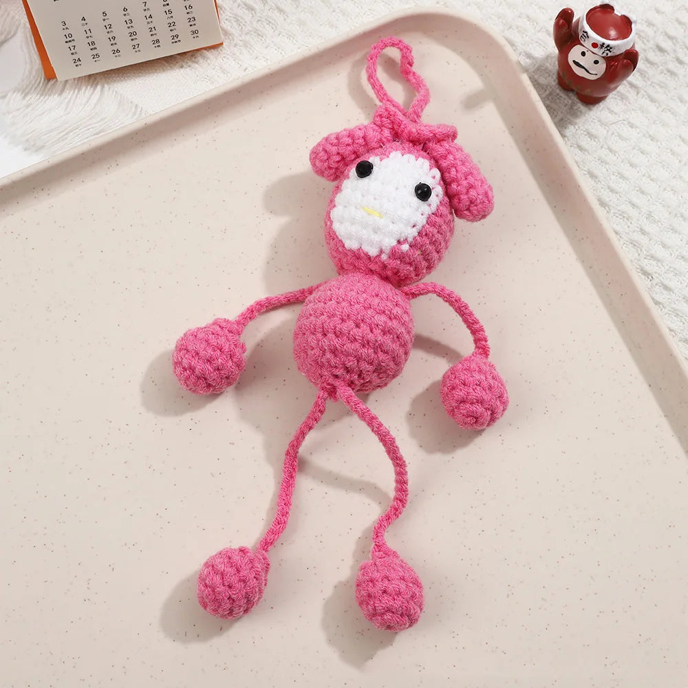 Handmade Crochet Doll Pendants