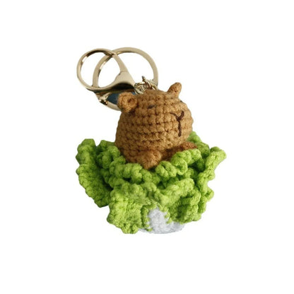 Crotchet Capybara Keychains