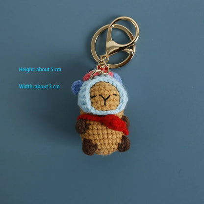 Crotchet Capybara Keychains