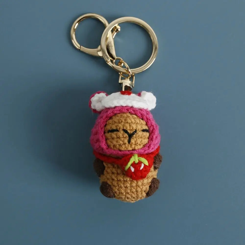 Crotchet Capybara Keychains