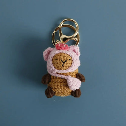 Crotchet Capybara Keychains