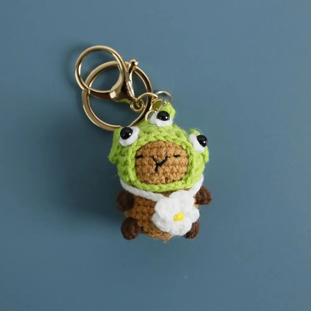 Crotchet Capybara Keychains