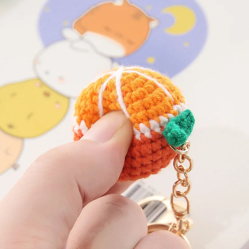 Crotchet Snack Keychains