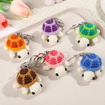 Crotchet Turtle Keychains