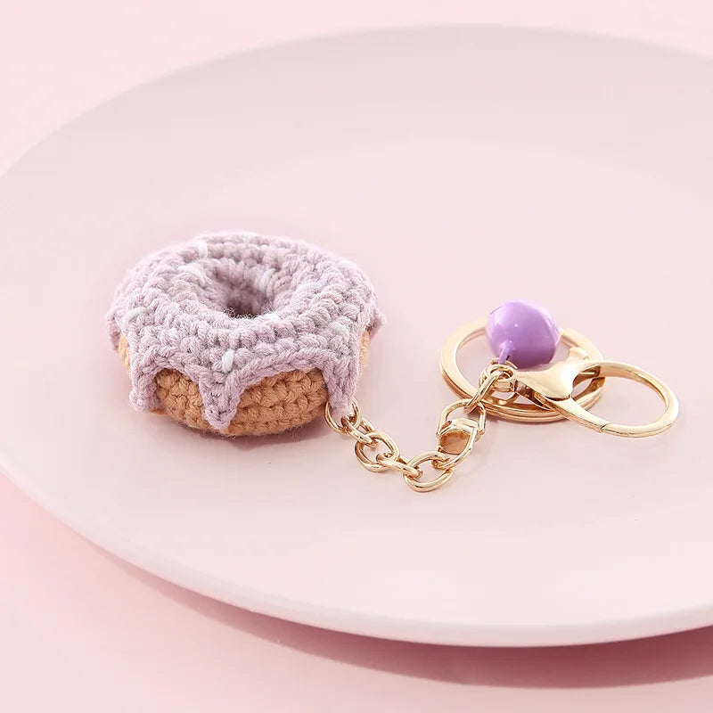 Crotchet Snack Keychains